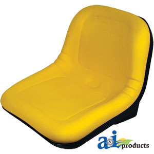 AM133476 Yellow Vinyl Bucket Seat