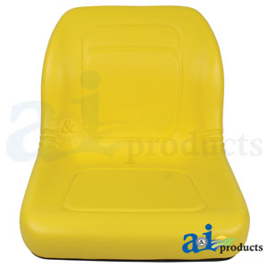VGA10177 Yellow Vinyl Bucket Seat
