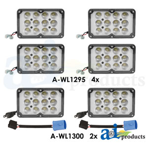 A-WL2123KT: 6 Light LED Light Kit