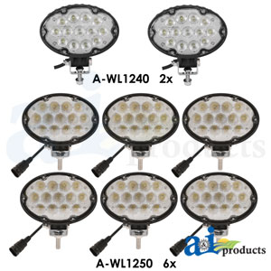 A-WL9697KT: 8 Light LED Light Kit