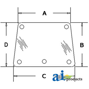 A-3301875M3 Glass, Windshield, Front A-3301875M3 Glass, Windshield, Front