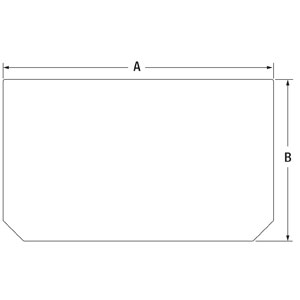 Hitachi 4684423 Front Windshield