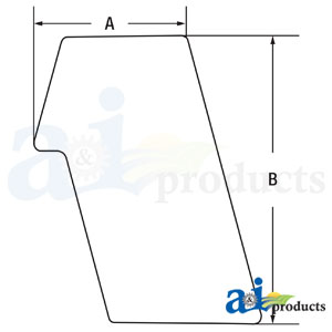 A-6691001: Rear Stationary Glass for Bobcat Skidsteer Loaders A-6691001: Rear Stationary Glass for Bobcat Skidsteer Loaders