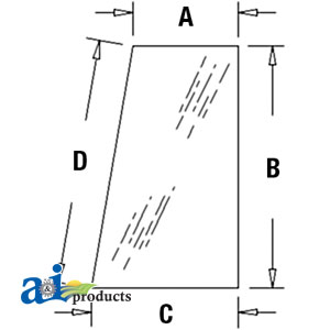 A-9672649 Glass, Side (LH/RH) A-9672649 Glass, Side (LH/RH)