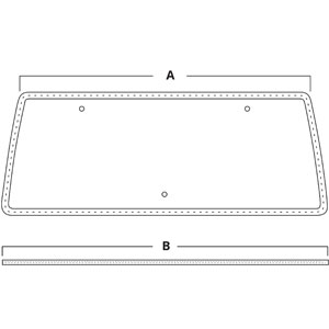 AM137460 Rear Glass