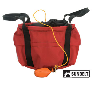 THROWLine BAG-BUCKET BAG-12"X8"-RED Item A-B1AB0807165