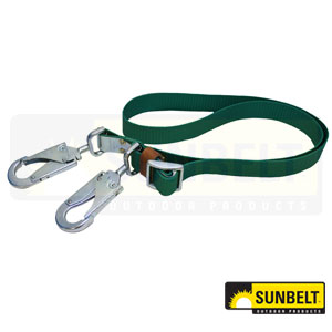 Buckingham Lanyard Nylon Diameter: 1' 3/4" Length: 4'-7' Item A-B1AB497099E