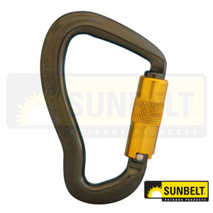 Carabiner-Gator TwistLock Aluminum Gate Opening 7/8"; Locking Mechanism Twist; Major Axis 6744 lbs