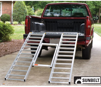 LoadLite Adjustable TriFold Ramp Expanded: 52" x 76" Folded: 14" x 76" x 5.5" Item A-B1AC307