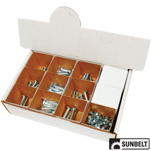Part # A-B1SB1 Shoulder Bolt Assortment (136 pieces)