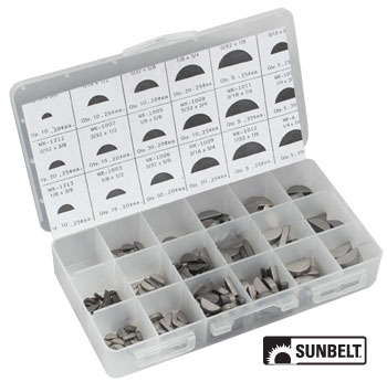 Part # A-B1SB6 Woodruff Key Assortment (250 pieces)
