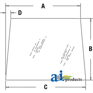 A-CG4120: Glass, Windshield A-CG4120: Glass, Windshield