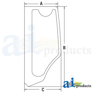 A-FYA00001498: LH Rear Side Glass A-FYA00001498: LH Rear Side Glass