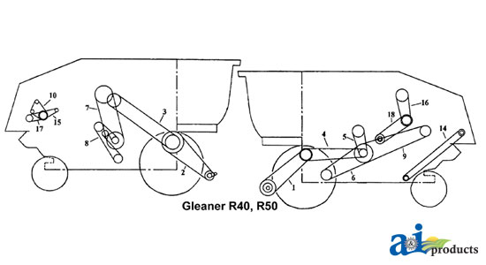 AllPartsStore Search results for Gleaner COMBINE R50 Belts Combine Belts