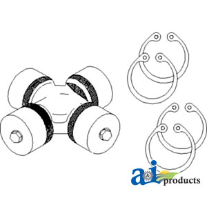 A-87361037: Case-IH MFWD Drive Shaft Spider A-87361037: Case-IH MFWD Drive Shaft Spider