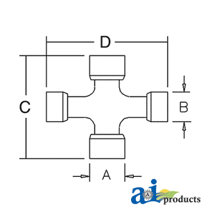 W382701-A Cross & Bearing Kit Walterscheid WWZ Series